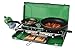 Flame King YSNBBQ-136M 3-Burner Portable Camping Stove Grill w/Toast Tray, Great for Outdoor Cooking, Backpacking, Hiking, & Emergency, Compatible with 1LB Propane Gas Bottle