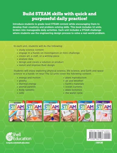 180 Days: STEM/STEAM for 6th Grade Practice Workbook for Classroom and Home, Cool and Fun Practice Created by Teachers (180 Days of Practice) - Image 2