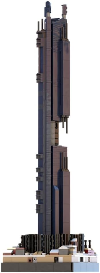 Architecture MOC Future City 17 Building Blocks, 1:2000 Modular House Building Set, 962 Pieces Street View Bricks for Adults, Modular Buildings Authored by rad0lf