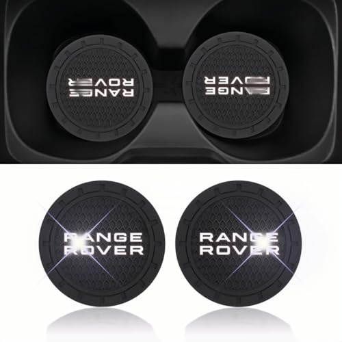 Car Cup Holder Coaster Silicone Non-Slip Coaster car Cup Coasters Compatible with Range Rover...