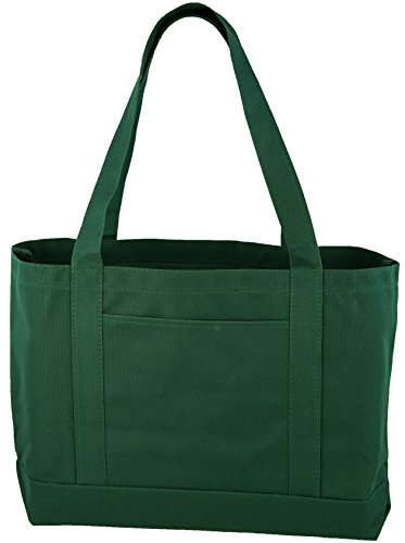Daily Tote with Shoulder Length Handles and Outside Pocket