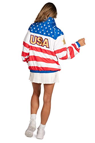 Image of Tipsy Elves Windbreaker Jackets - Retro 80's & 90's Hooded Windbreaker Jacket