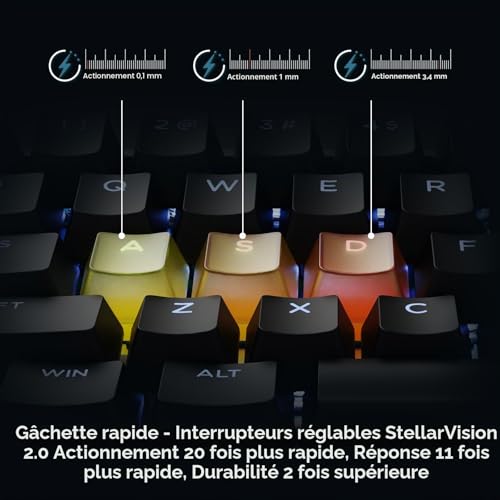 MCHOSE Ace 60 Pro HE Clavier Magnétique, Clavier Filaire 60% - 11