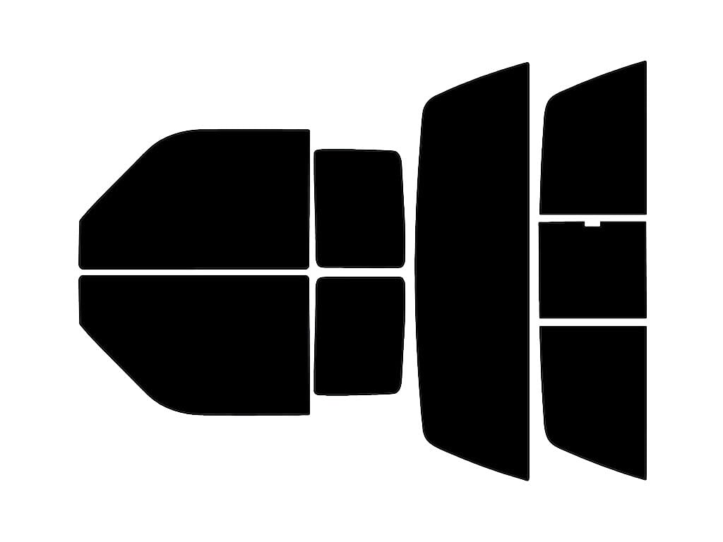 Rvinyl Window Tint Kit Compatible with Dodge Dakota 1990-1996 - Complete Precut Kit - 5%