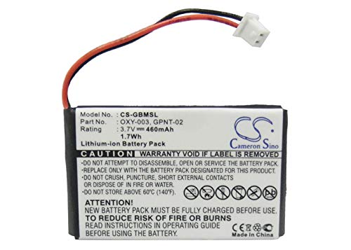 CS-GBMSL Baterías 460mAh Compatible con [Nintendo] Game Boy Micro, OXY-001 sustituye GPNT-02, para OXY-003 Cover