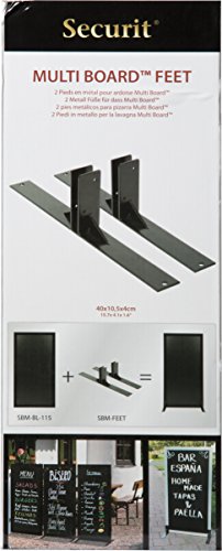 Securit - piedi in metallo per lavagna Multiboard