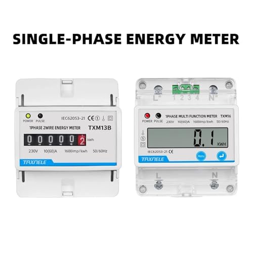 Wattmètre numérique monophasé compteur kWh pour gestion énergie colocation - 2