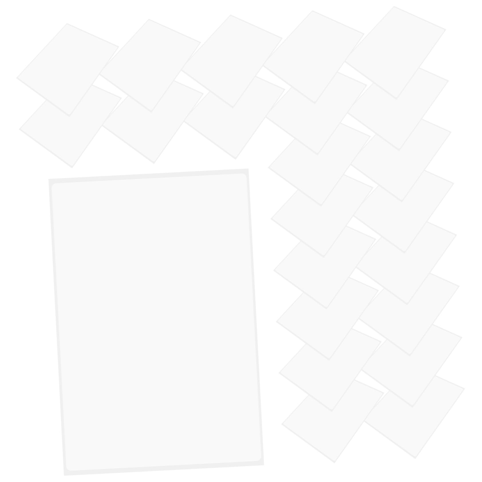 Etiquetas de Envío Manuscritas 4x6 Pulgadas 160 Hojas Papel Sintético | Blanco, Adhesión Fuerte y Espacio Amplio para Escribir, Uso Versátil en Oficina Ordenar Ropa