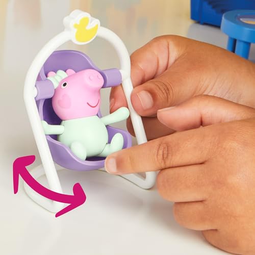 Miniatura 7 de Hasbro Peppa Pig, Gran Casa Familiar de Peppa, Juguetes para Niñas y Niños, Casa de Muñecas, 11 Accesorios, 3 Figuras de Animales Color Rosa, Regalo para Fans de la Serie a Partir de 3 Años