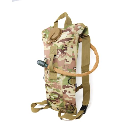 M MCGUIRE GEAR Hydration Backpack, with 3L/100 oz. Hydration Pack, Water-Resistant Nylon Hiking Pack with Water Bladder for Running, Cycling, and Biking - Image 3