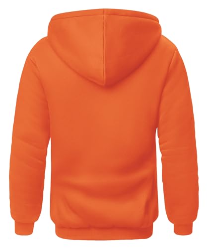Image of SCODI Hoodies for Men Heavyweight Fleece Sweatshirt - Full Zip Up Thick Sherpa Lined Hooded Sweatshirts