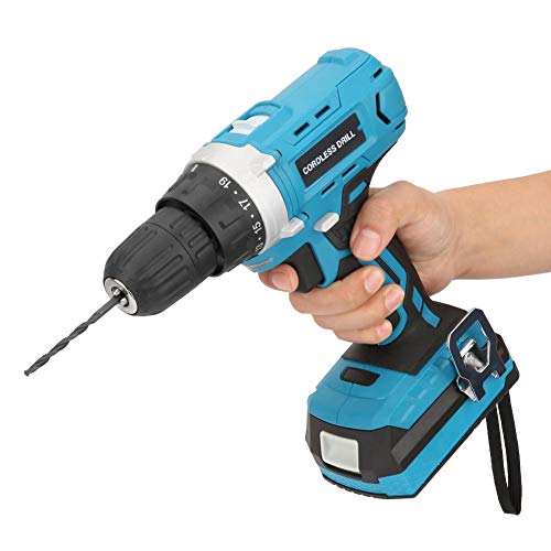 18V Electric Lithium Cordless Drill, Multifunction Professional Power Drill Set Handheld Tool, US Plug 100-240V