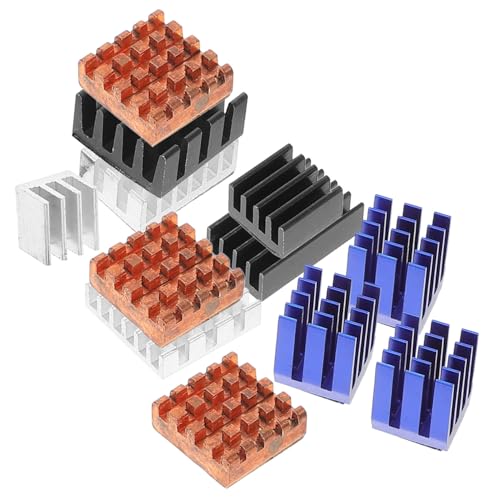 Balacoo 12pcs Radiator Kit Thermal Conductive Passive Heat Sink