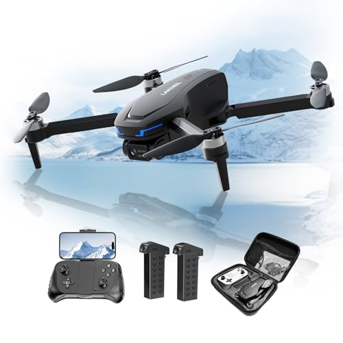 Drone with AI Optical Flow & AI Voice/Gesture Control, 1080P HD FPV Camera for Kids Beginners Adults, Brushless Motor Foldable RC Drone, One-Key Start, 3D Flips, 2 Batteries 26 Min, Indoor/Outdoor