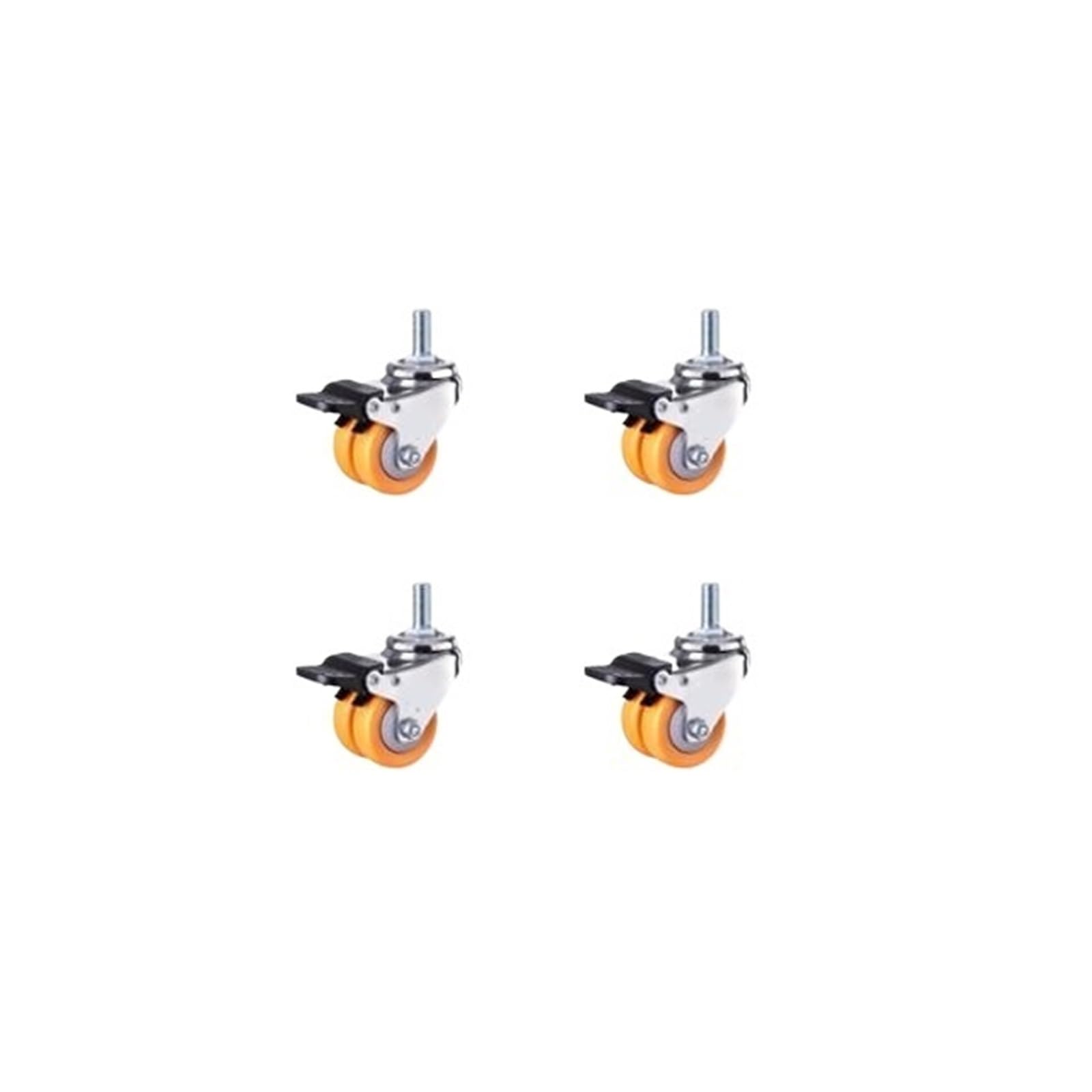 Roulettes de 1,5" M12 pour grille de four et meuble
