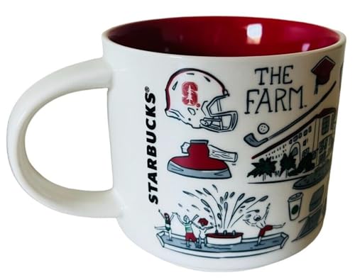 Mug Starbucks Stanford Universitario 14 oz Rojo miniatura 4