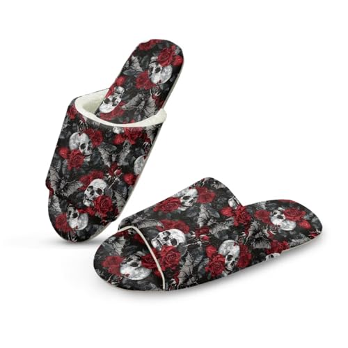 Warm Slippers for Winter Flannel Slippers Cosy Fuzzy Home Shoes for Women Men House Slipper Shoes