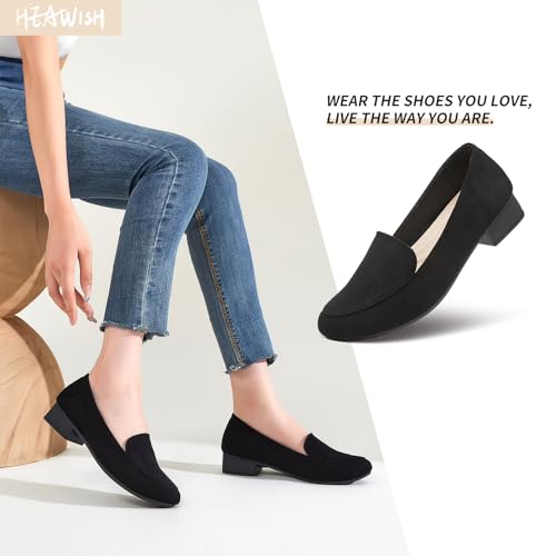 Women's Loafers Slip on Low Heel Shoes,Closed Toe Pumps Dress Shoes,Casual Loafer Work Flats Wedding Shoe2