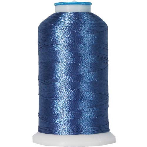 Image of ThreadArt Polyester Machine Embroidery Thread, 1000M 40wt, Ocean Blue 244