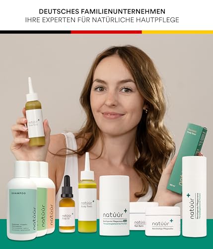 natüür Scalp Tonic mit Neem-Extrakt NEEMAVERA (100 ml) – Leave-In Kopfhautpflege gegen Juckreiz & Schuppen, nicht fettend – Für empfindliche Haut, Made in DE