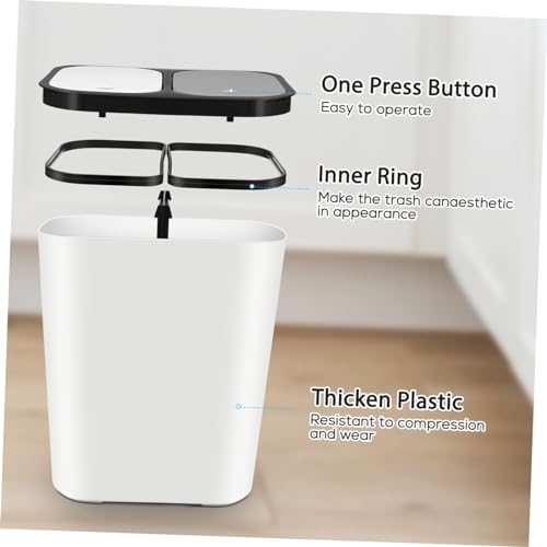 Bote de basura doble compartimento 15L Garneck miniatura 5