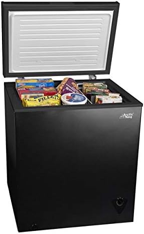 Arctic King 5 Cu ft Chest Freezer, Black
