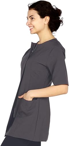 Vista 4 de Cathy Professional Salon Smock, chaqueta estilista, uniforme de cosmetología