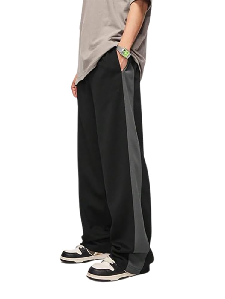 Loose Fit Track Pant for Men | Lower for Man (Cotton Blend | Baggy Fit)-image-30
