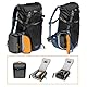 Lowepro PhotoSport BP 24L AW III, Wander Kamerarucksack für Spiegellose, seitlicher Zugriff, herausnehmbarer Kameraeinsatz und Zubehörgurtsystem, Blau un Schwarz, kompatibel mit Sony α7