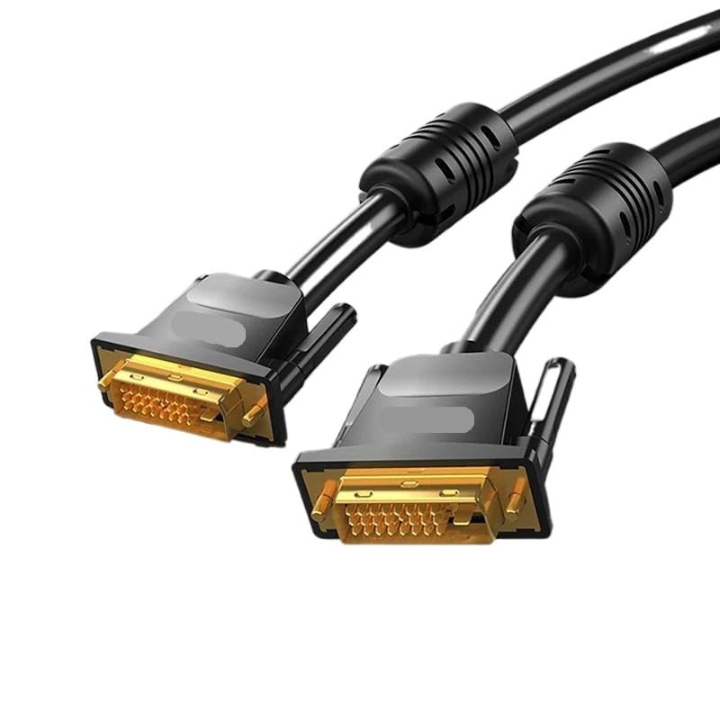 Cable Male to Male DVI to DVI 24+1 Video Cable 1080P 2K Dual(5m)