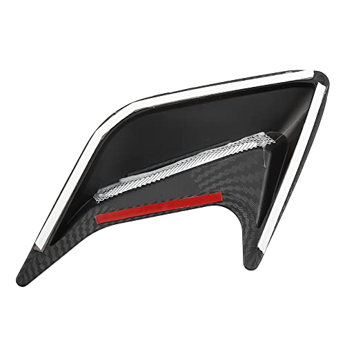 Image of uxcell 2pcs Carbon Fiber Pattern Self-adhensive Car Air Flow Intake Grille Side Cover Sticker