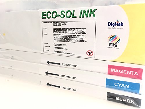 Eco-Sol Max Ink Cartridge - 440 ml - Roland Compatible - Black - Made in Canada