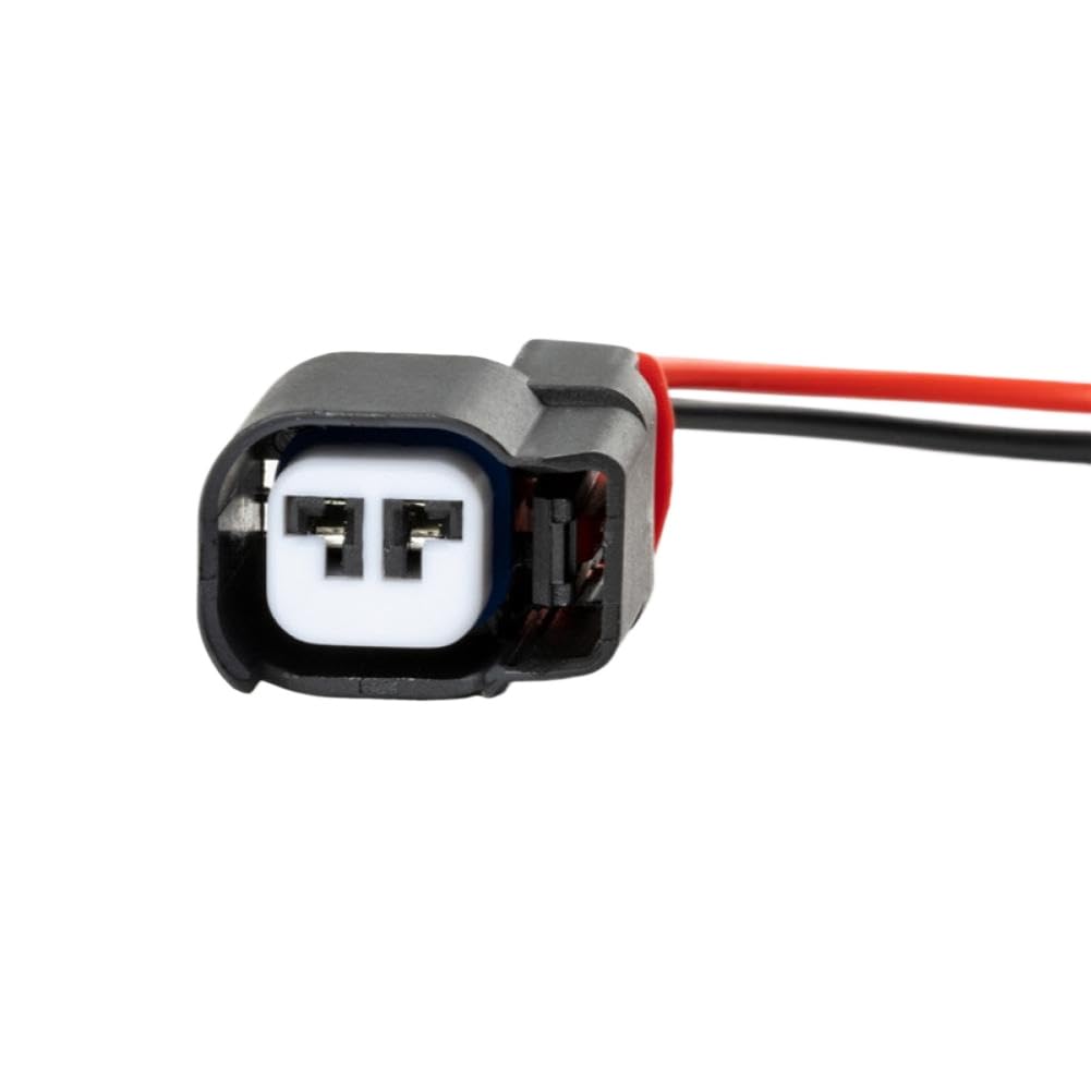 Juego de 8 Adaptadores de Boquilla de Inyector de Combustible EV1 a EV6 Compatible con LS1 LS6 LT1 EV1 Arnés de Cables del Motor para LS2 LS3 LS7 EV6