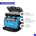 Titan by Arctic Zone Deep Freeze Cooler - 16 Can Zipperless Hardbody Cooler with Deep Freeze Insulation, HardBody Liner, and SmartShelf - Process Blue