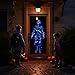 Reaper Brothers Spooky Halloween Hollusion Digital Decoration Kit Includes 8 AtmosFX Video Effects for Halloween Plus HD Super Bright Projector and 5.5' x 9' Holographic Projection Screen