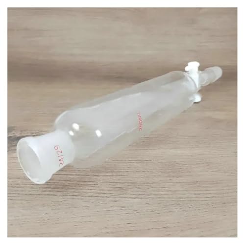 Vetreria da laboratorio 1 pz Laboratorio 10/25/50/100/250/500/1000ml Cilindro di vetro separatore gocciolatore imbuto con pistone PTFE(50ml 19x19)