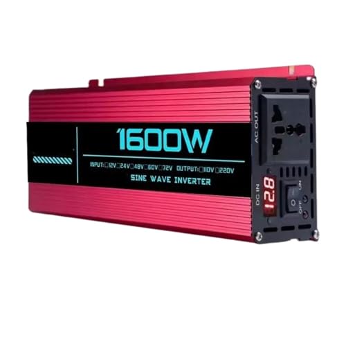 Convertisseur onde sinusoïdale 24V 220V 1600W pour installation solaire