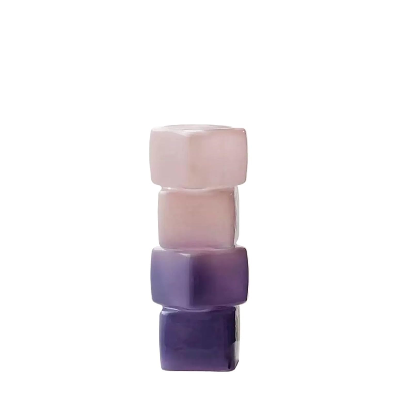 1Pcs Glass Square Vase MoodStabilizing Hydroponic Florist Vessel, Designer Accent for Table Decoration