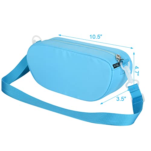 Beautyflier Kids Karaoke Bluetooth Microphone Bag Case Compatible With Bluefire/For Bonaok/For Ovellic/For Creattop Wireless Karaoke Microphone Holder Storage Fits For Mic Handheld Speaker (Blue) #TOP5