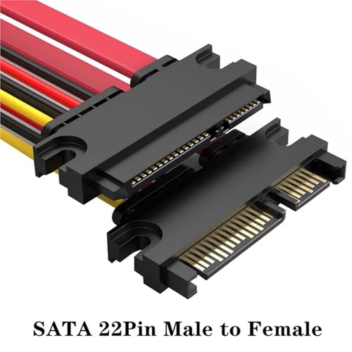 Cable Extensión SAS 29Pin Macho a Hembra 0.15m miniatura 2