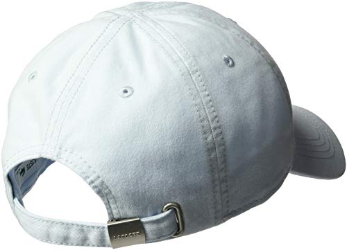 Lacoste Mens Classic Big Croc Gabardine Cap Baseball Cap, Rill Light Blue, One Size #TOP1