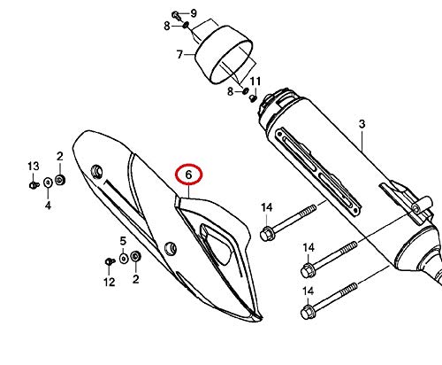 HONDA 純正品 マフラー ガード プロテクター (13318-GZ0-000/ホンダ G