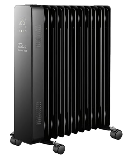 Sytech radiador de Aceite, enermax 2520, Digital, 11 Elementos, 2500w, Negro