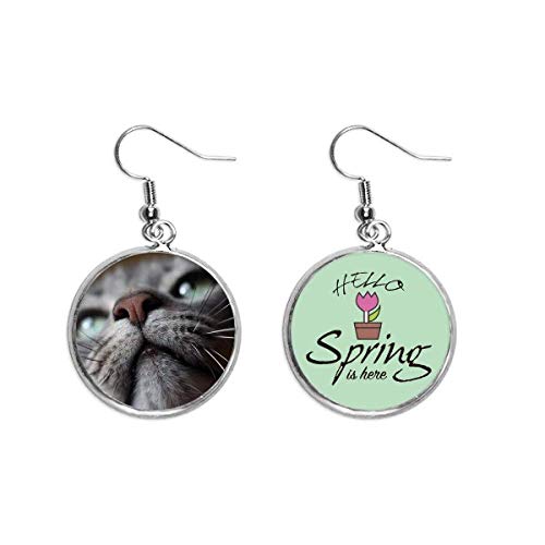 Pendientes de gato para lucir en temporada de primavera