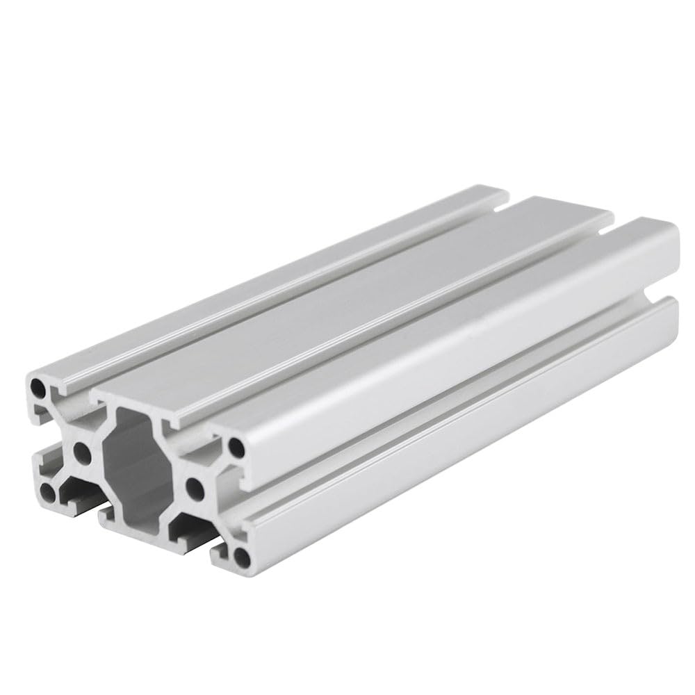 GTPBAO Profilo in alluminio 4080 Standard europeo 40x80mm Telaio for estrusione anodizzata for espositori e strutture for attrezzature Binario estruso(900mm long)