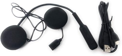 SQUADO Cuffia Bluetooth Impermeabile per Casco Moto