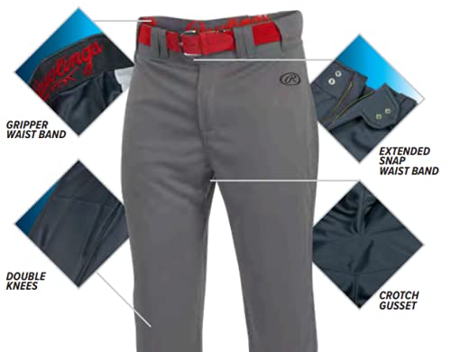Image of Rawlings | Launch Series Baseball Pants | Knicker Fit | Youth Sizes | Piped | Multiple Colors