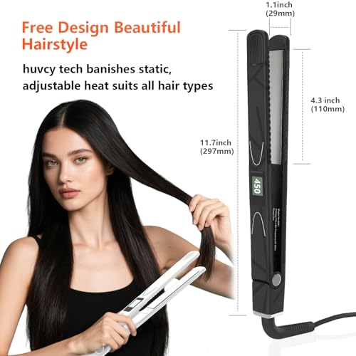 Plancha de Pelo 1 pulgada Titanio con Control de Temperatura miniatura 2