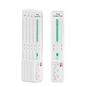 5 Pack – DrugExam Made in USA Most Sensitive Marijuana THC 15 ng/mL Single Panel Drug Test Kit – Marijuana Drug Test with 15 ng/mL Cutoff Level for Detecting Any Form of THC (5)