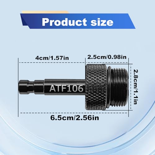 Image of Transmission Fluid ATF Fill Adapter Compatible with DSG VAS6262-1, Transmission Automatic Fluid Oil Filling Filler Adapter Thread M24 x 1.5